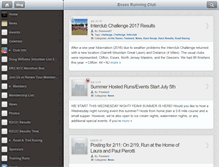 Tablet Screenshot of essexrunning.org